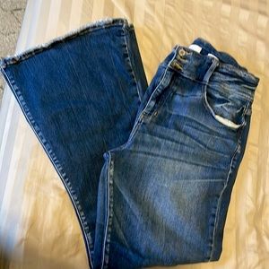 Kancan signature Kurvy ultra high rise super flare jeans size: 34